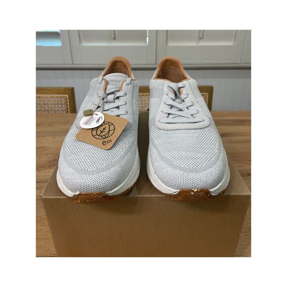 FitFlop F-Mode E01 Knit Flatform Sneakers Grey Suede/Poly Side 10 US 42 EU NWOB - Picture 14 of 14